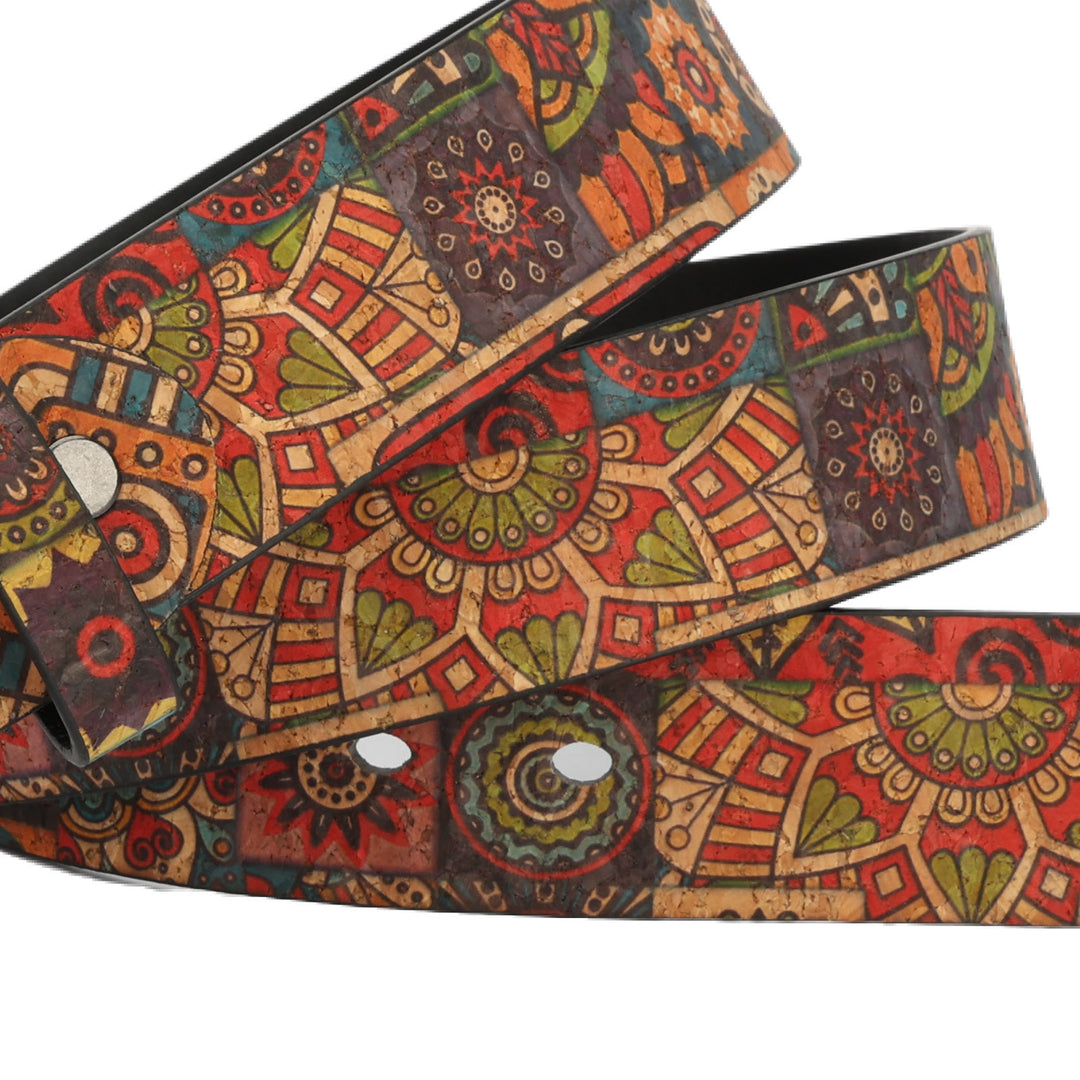 Ceinture en cuir à motif végétal bohème pour femme - image 4