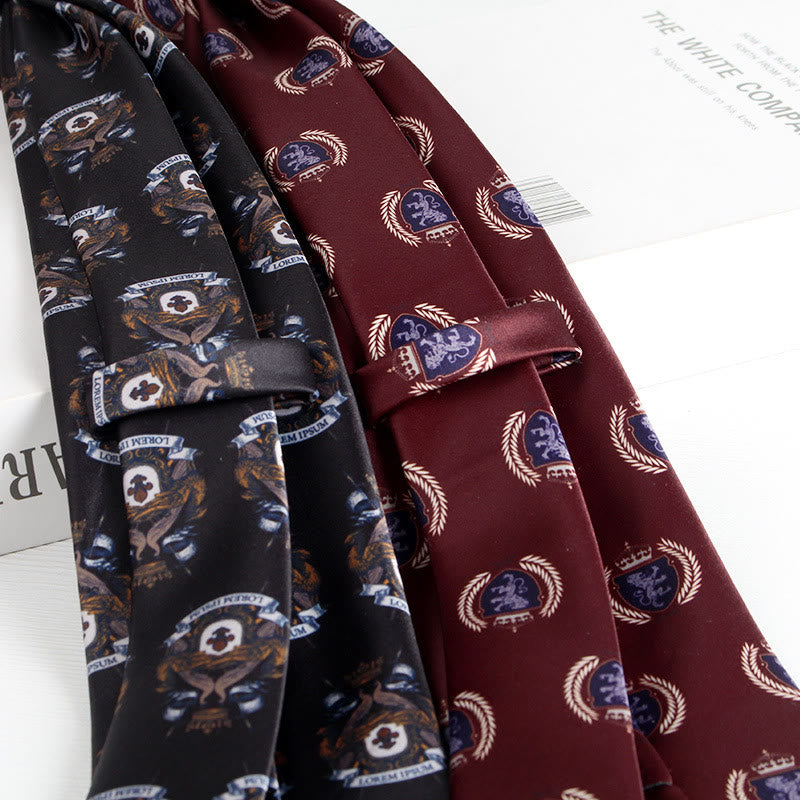 Cravate homme vintage à motif noix de cajou et fleurs - image 4