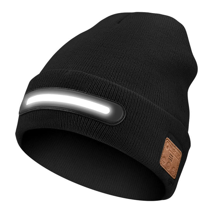 Bonnet d'hiver chaud et musical Bluetooth avec lumière - Style n° 2 - Lumière blanche + Bluetooth - M (22"-22 7/8") - image 10