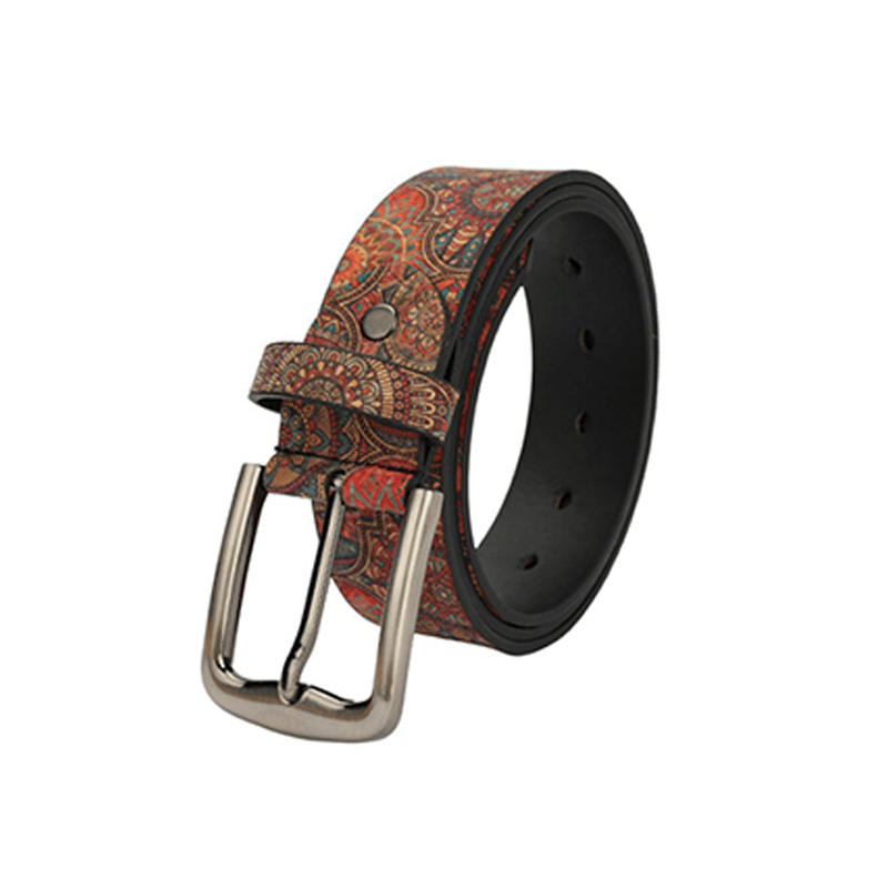 Ceinture à motif floral riche style bohème rétro pour femme - image 1