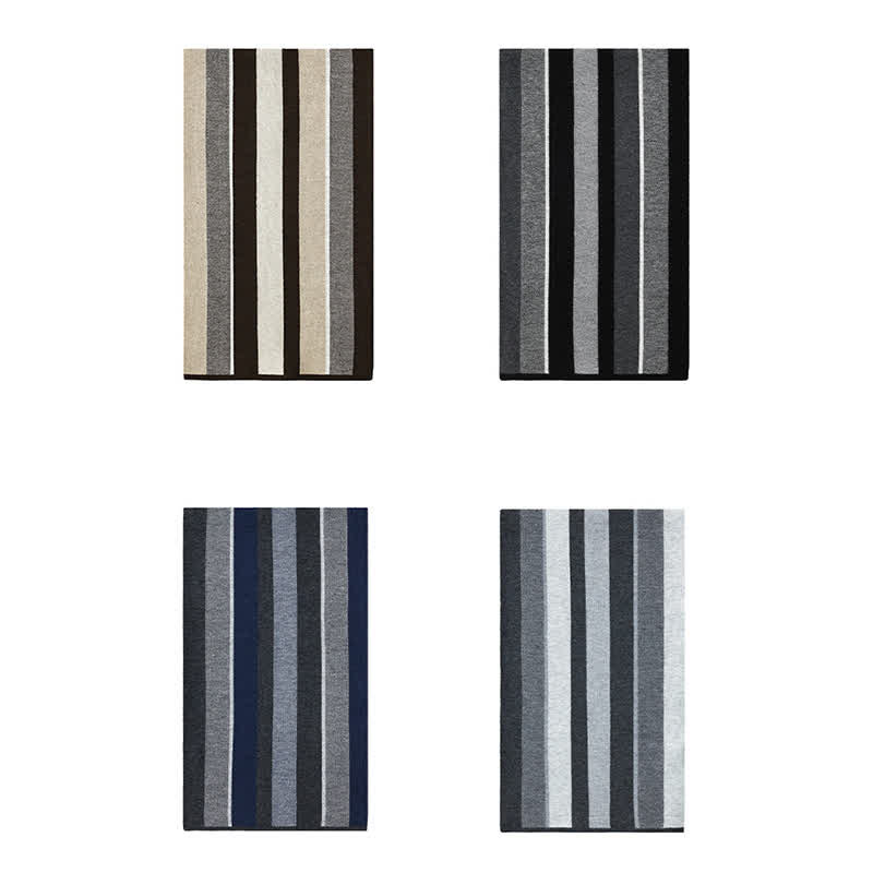 Écharpe rayée professionnelle moderne pour homme - image 2