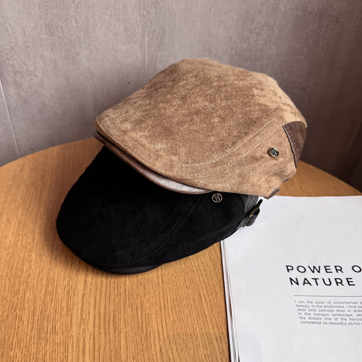 Béret d'hiver ajustable pour homme, style vieille fortune - image 0