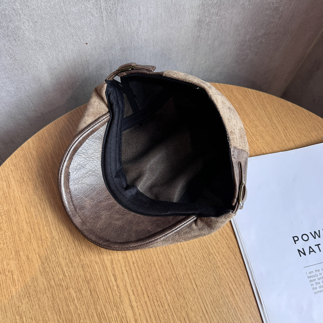 Béret d'hiver ajustable pour homme, style vieille fortune - image 2