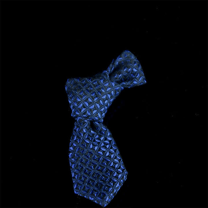 Épingle à revers en tissu de mariage pour homme, en forme de mini-cravate créative - Style n° 18 - image 22