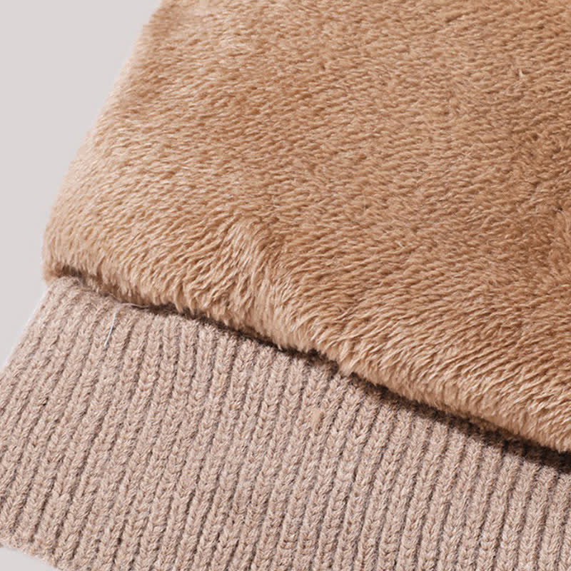 Bonnet chaud 3 en 1 pour l'extérieur, tricoté, avec écharpe et masque. - image 6