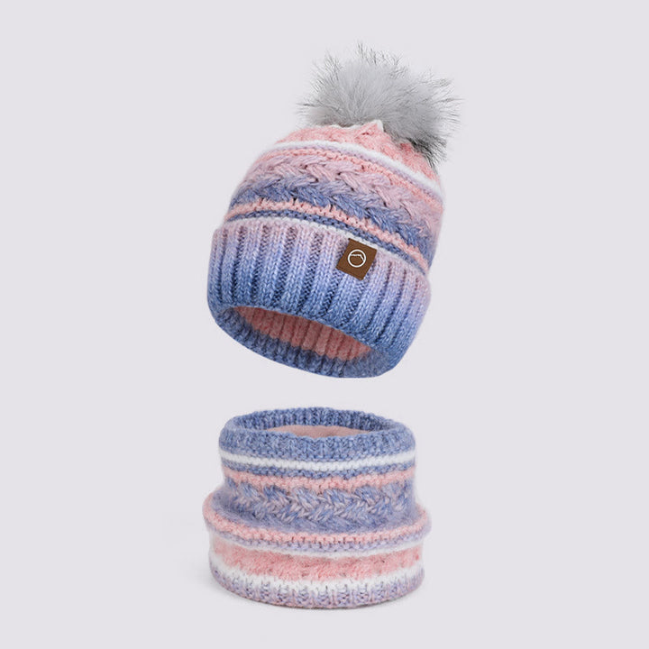 Lot de 2 cache-cou chauds et colorés pour l'hiver - Style n° 5 - Réglable (21 5/8"-23 5/8") - image 5