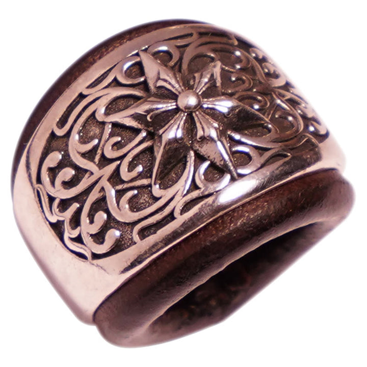 Pochette de costume imprimée hexagramme à bouton rond et noix de cajou - image 2