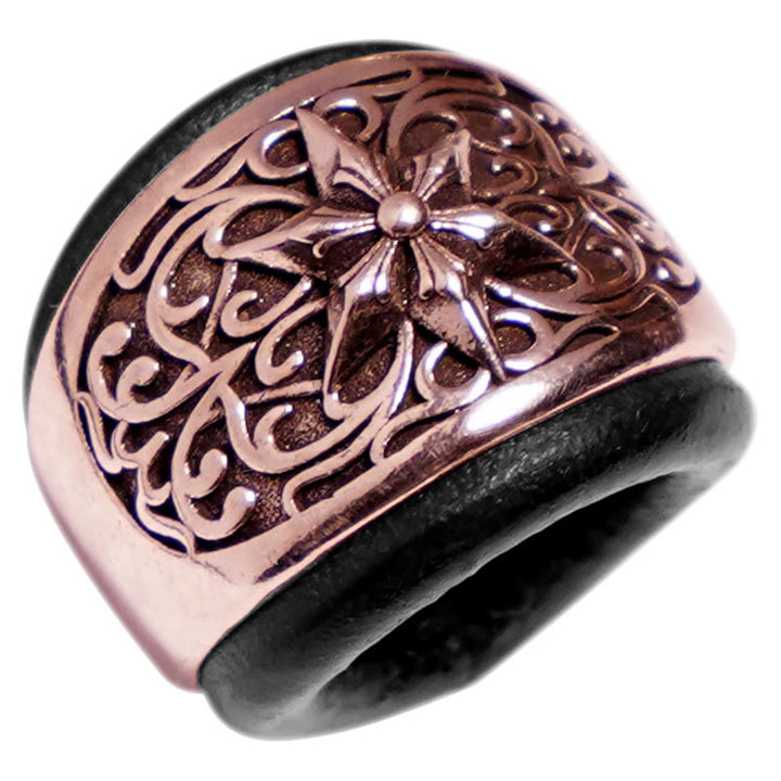 Pochette de costume imprimée hexagramme à bouton rond et noix de cajou - image 3