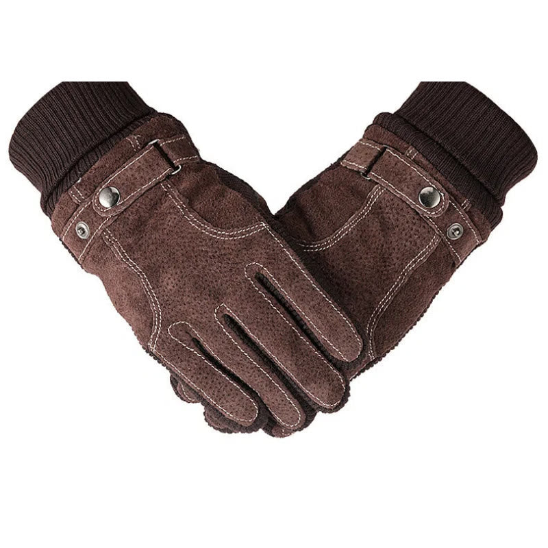 Gants d'hiver chauds en polaire ajustables pour hommes - image 2