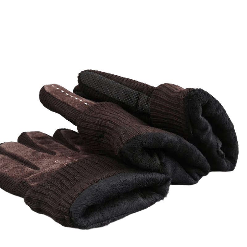 Gants d'hiver chauds en polaire ajustables pour hommes - image 4