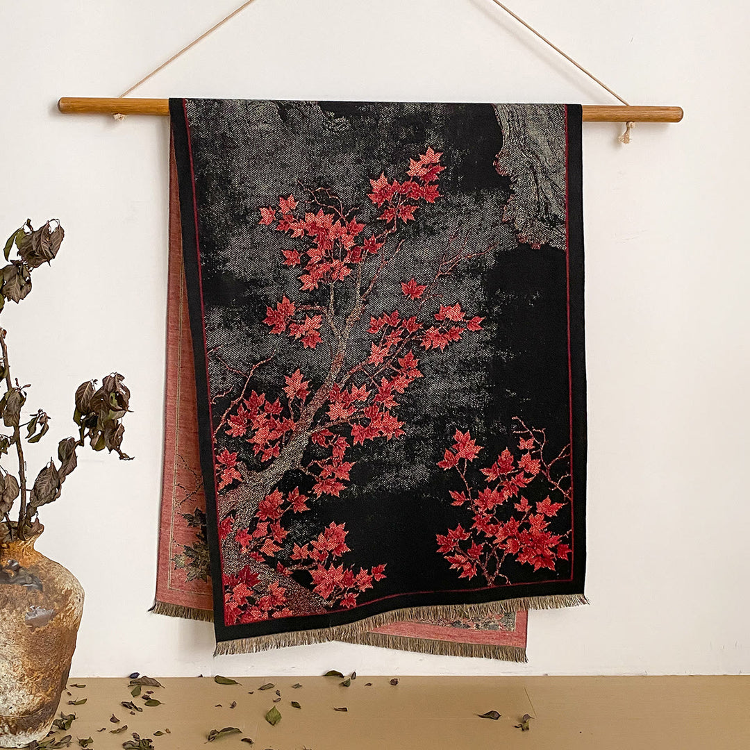 Châle à franges à imprimé floral pour femme - Style n° 4 - image 4