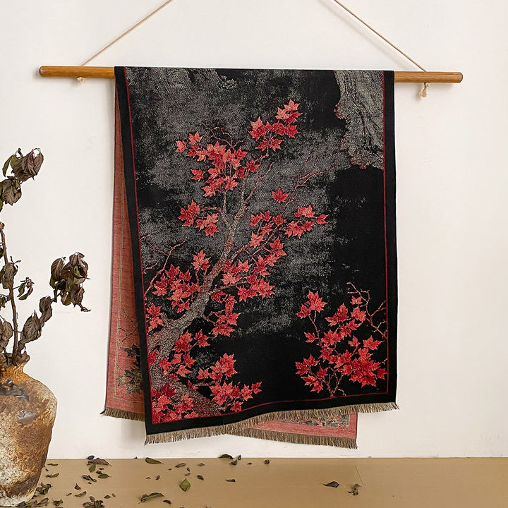 Châle à franges à imprimé floral pour femme - Style n° 4 - image 4