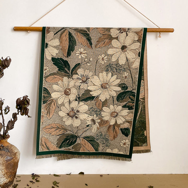 Châle à franges à imprimé floral pour femme - Style n° 16 - image 16