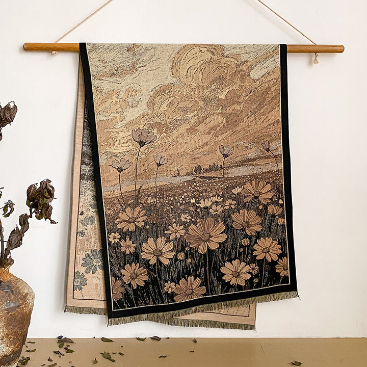 Châle à franges à imprimé floral pour femme - Style n° 23 - image 23