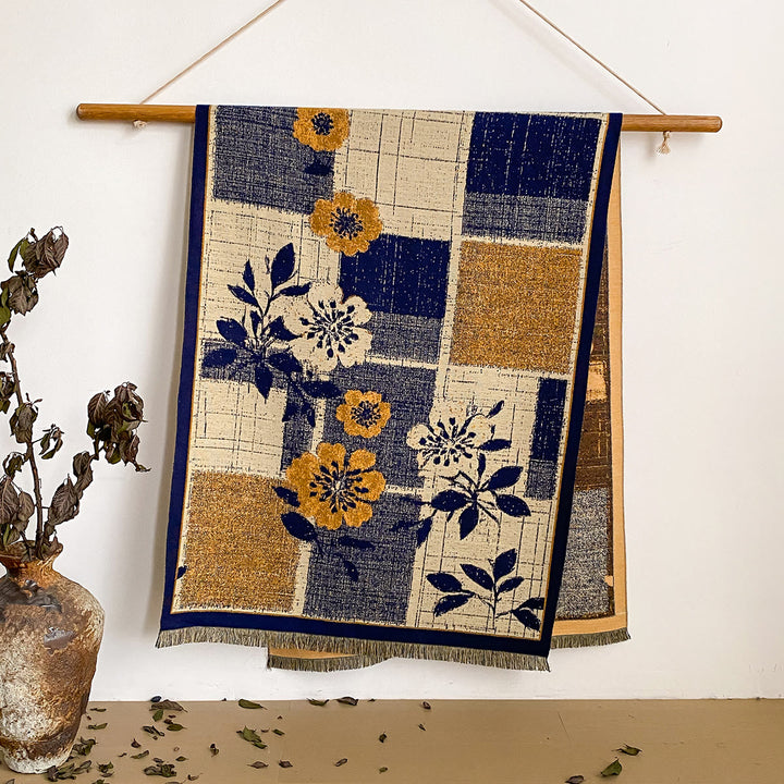 Châle à franges à imprimé floral pour femme - Style n° 11 - image 11