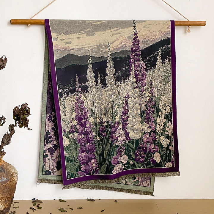 Châle à franges à imprimé floral pour femme - Style n° 39 - image 39