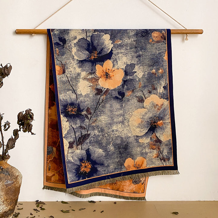 Châle à franges à imprimé floral pour femme - Style n° 33 - image 33