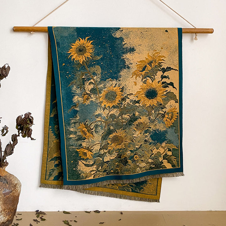 Châle à franges à imprimé floral pour femme - Style n° 29 - image 29