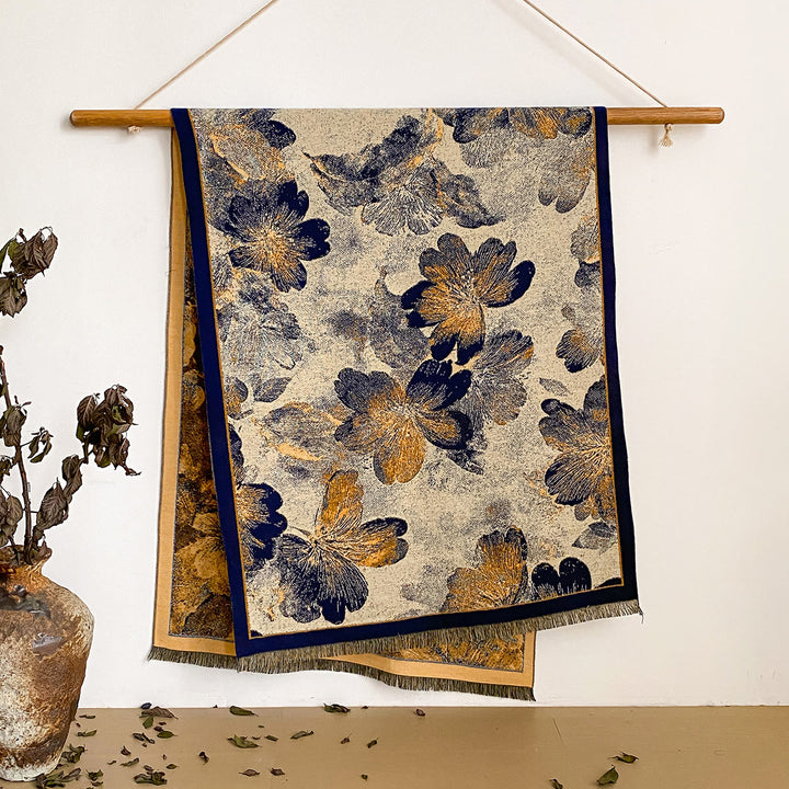 Châle à franges à imprimé floral pour femme - Style n° 43 - image 43