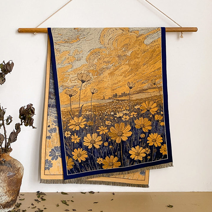 Châle à franges à imprimé floral pour femme - Style n° 25 - image 25