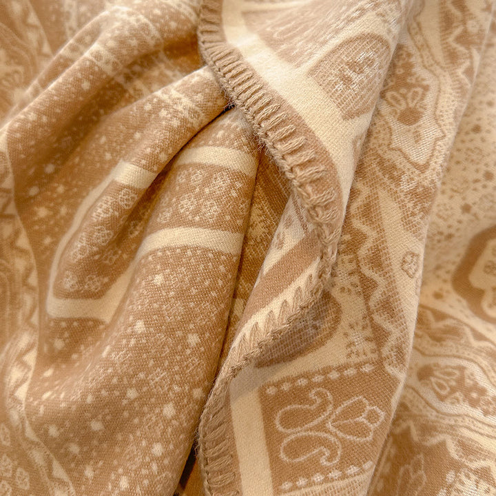 Écharpe châle à franges à motif cachemire pour femme - image 2