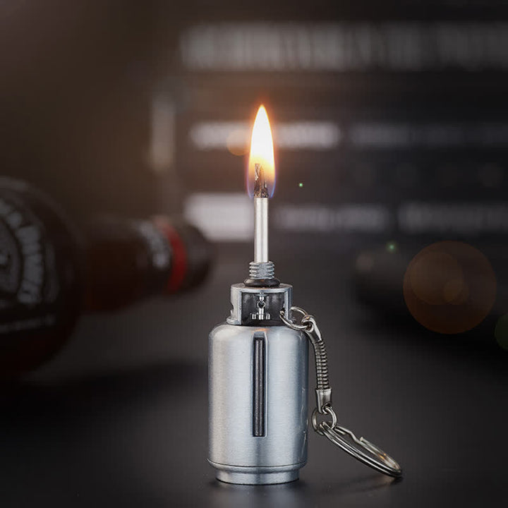 Extincteur à gaz, briquet à pétrole rechargeable avec allumettes - image 4