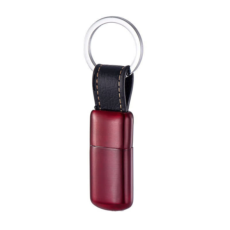 Briquet à butane gonflable mini porte-clés de poche - Rouge - image 7