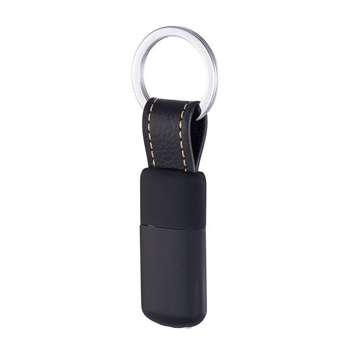 Briquet à butane gonflable mini porte-clés de poche - Noir - image 6