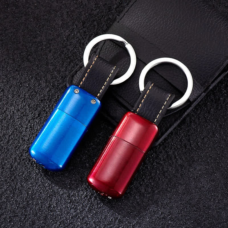 Briquet à butane gonflable mini porte-clés de poche - image 4