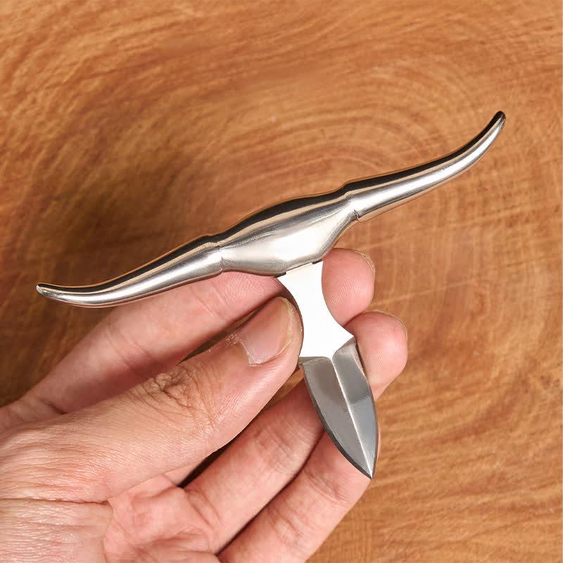 Ensemble de boucles de ceinture et pendentifs Longhorn avec couteau caché et initiales (à monter soi-même) - image 9