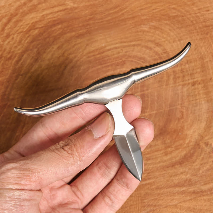 Ensemble de boucles de ceinture et pendentifs Longhorn avec couteau caché et initiales (à monter soi-même) - image 9