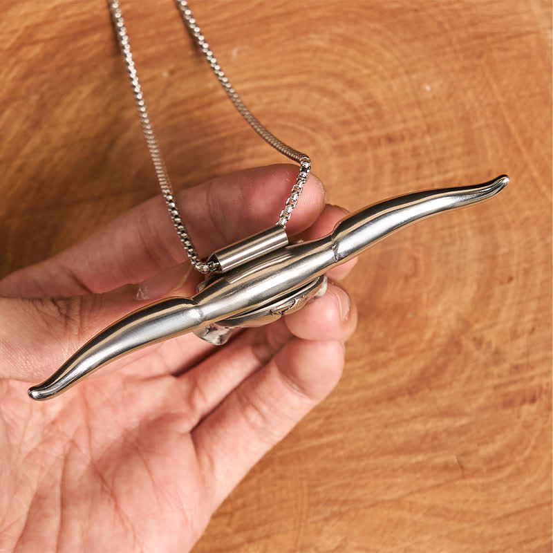 Ensemble de boucles de ceinture et pendentifs Longhorn avec couteau caché et initiales (à monter soi-même) - image 7