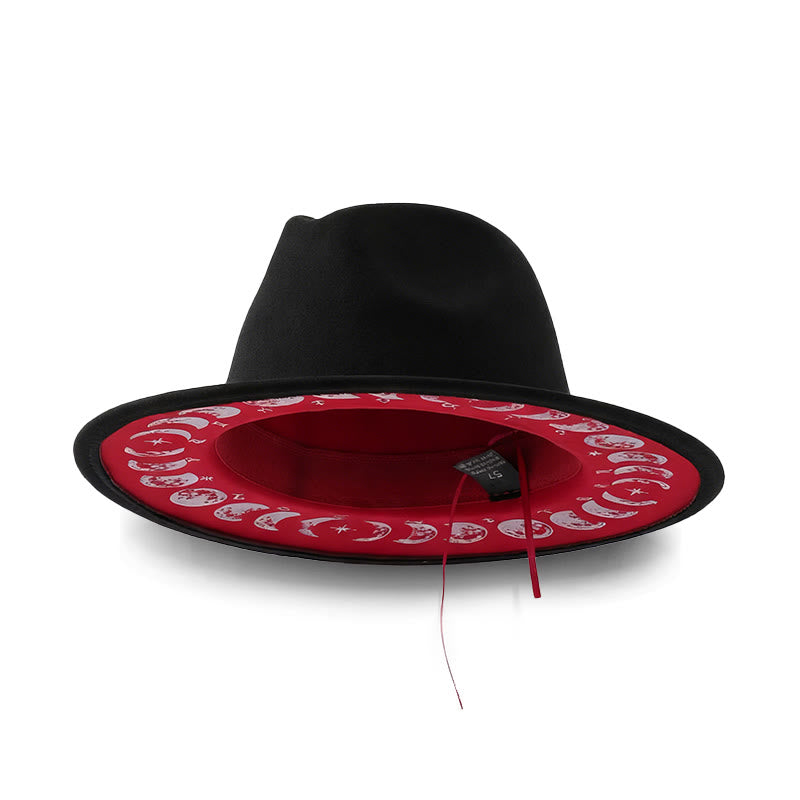 Chapeau de cowboy créatif pour homme, inspiré des phases de la lune et de l'astrologie - image 1
