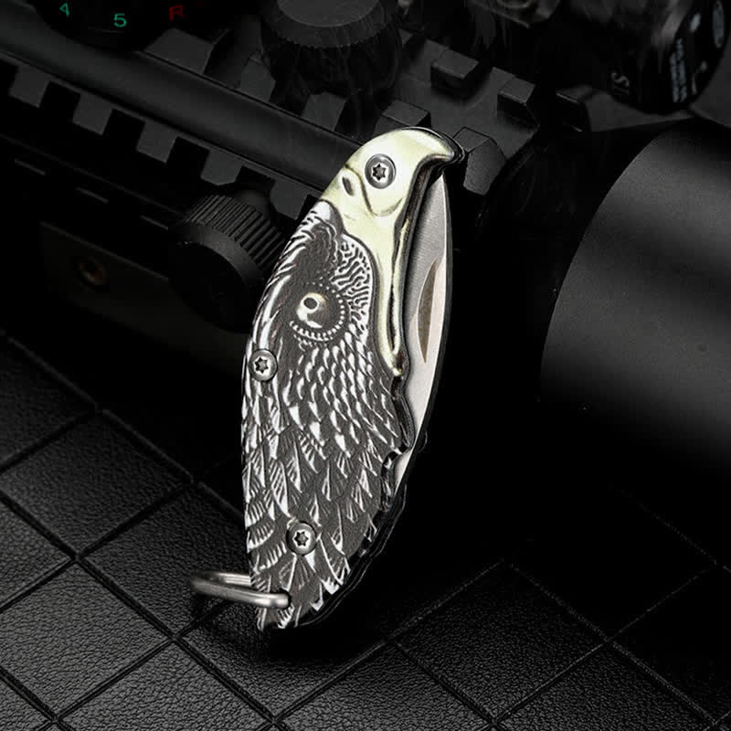 Mini outil EDC Aigle Couteau pliant dissimulé Collier Pendentif Mini EDC Outil Aigle - image 2