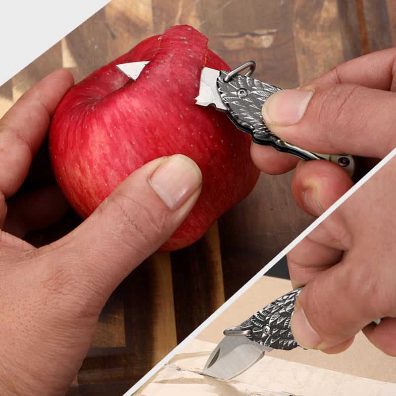 Mini outil EDC Aigle Couteau pliant dissimulé Collier Pendentif Mini EDC Outil Aigle - image 5