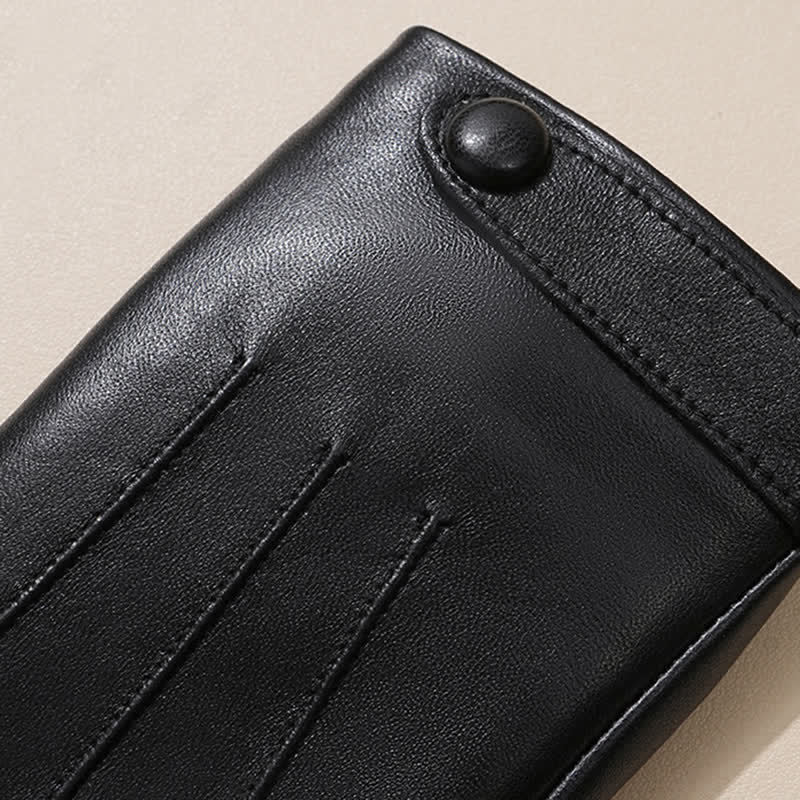 Gants en cuir de mouton véritable Sophisticated Touch pour femmes - image 9