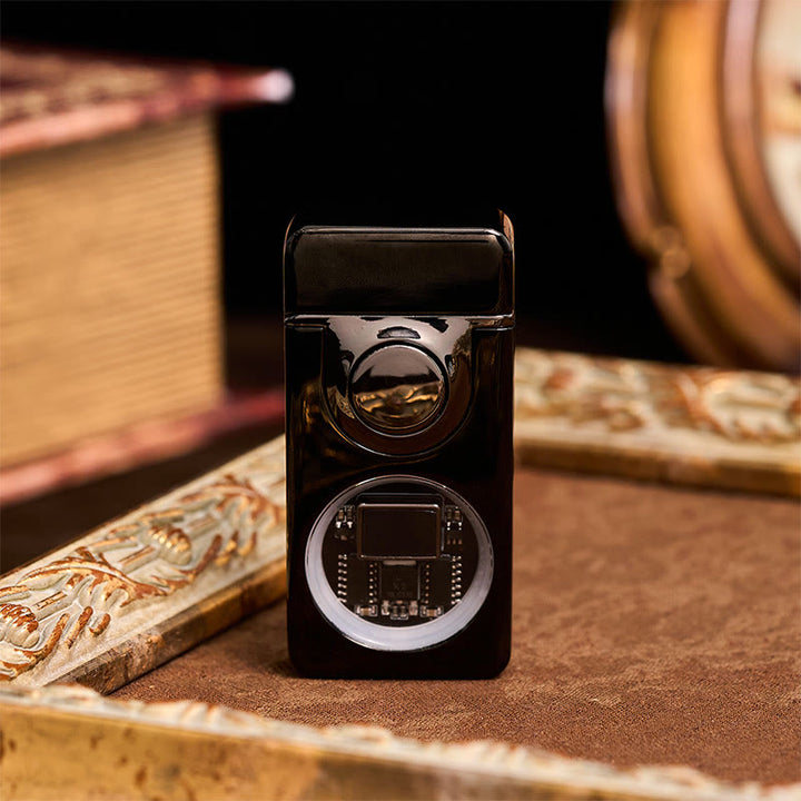 Briquet à double flamme avec capteur de gravité et affichage LED pour homme - image 3