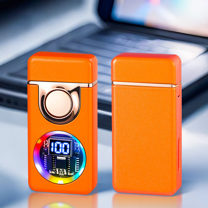 Briquet à double flamme avec capteur de gravité et affichage LED pour homme - Style n° 4 - image 11