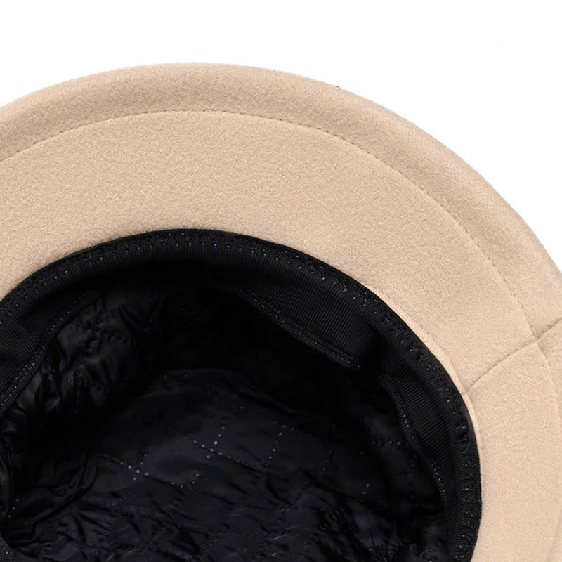 Bob en feutre doux décoré d'un nœud papillon pour femme - image 7