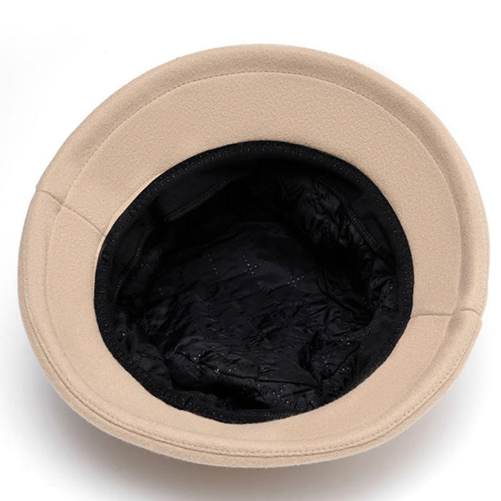 Bob en feutre doux décoré d'un nœud papillon pour femme - image 6