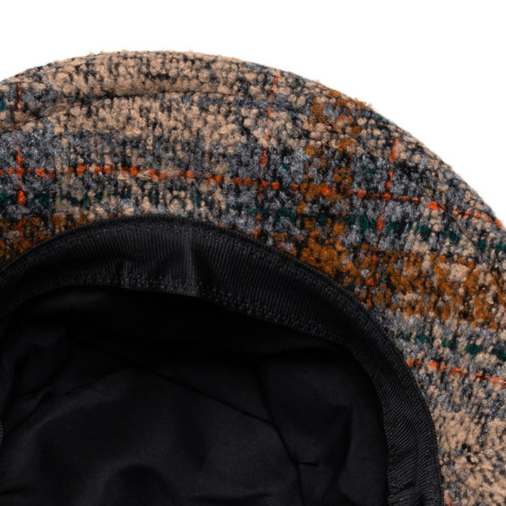 Bob pour femme en laine mélangée à texture chinée et nœud papillon - image 6