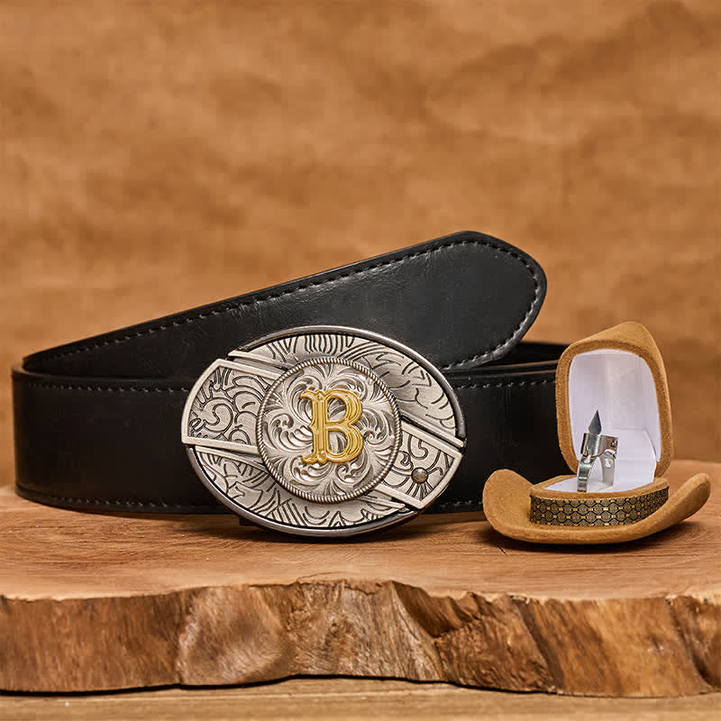 Ensemble de boucle de ceinture et anneau fonctionnel avec couteau caché et initiales (à faire soi-même) - image 3