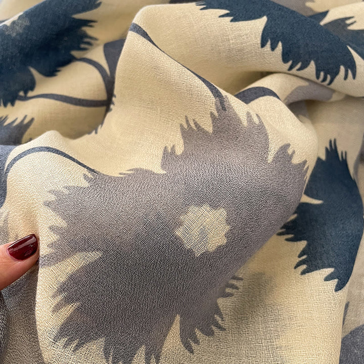 Écharpe légère et polyvalente à imprimé floral multicolore chic pour femme - image 3