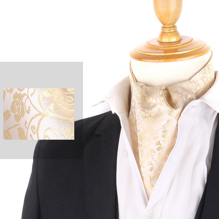 Cravate imprimée élégante rétro britannique pour homme, idéale pour un costume ou une chemise. - Style n° 12 - image 14