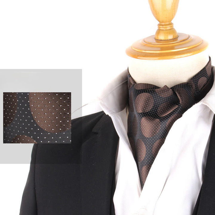 Cravate imprimée élégante rétro britannique pour homme, idéale pour un costume ou une chemise. - Style n° 14 - image 16