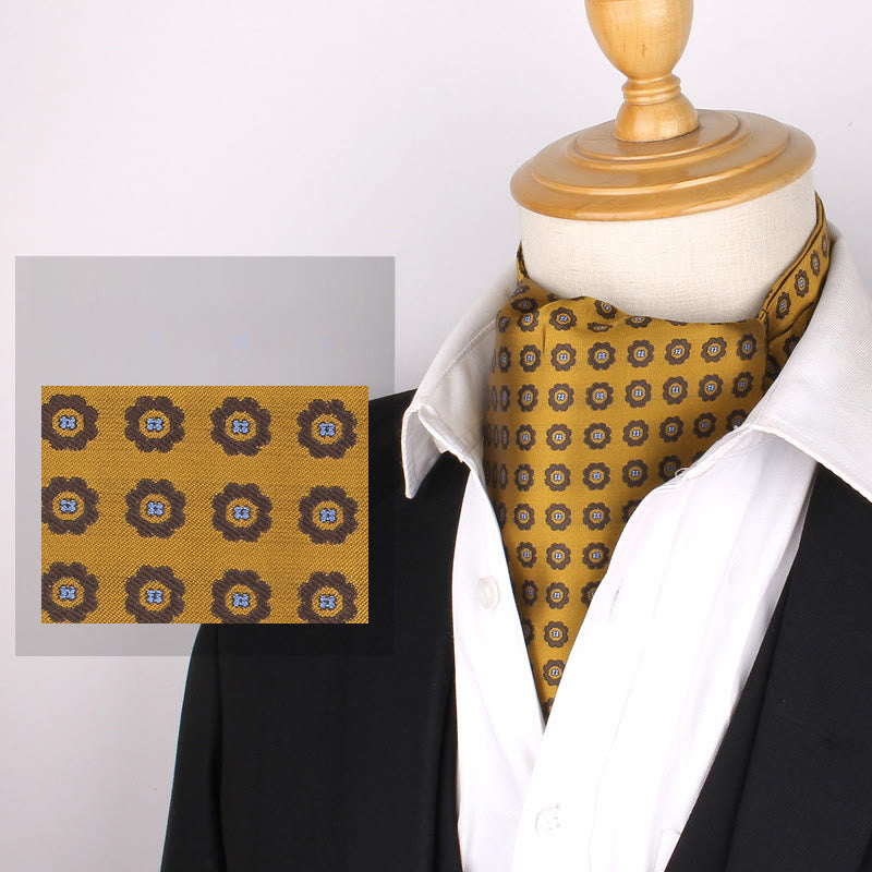 Cravate imprimée élégante rétro britannique pour homme, idéale pour un costume ou une chemise. - Style n° 3 - image 5