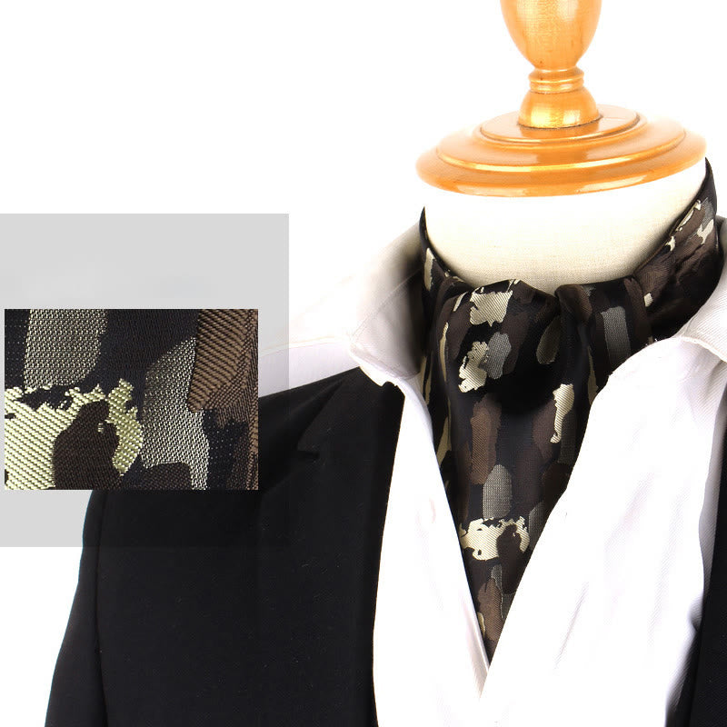 Cravate imprimée élégante rétro britannique pour homme, idéale pour un costume ou une chemise. - Style n° 13 - image 15