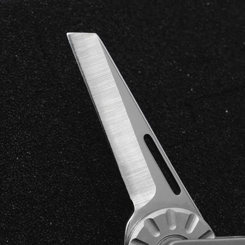 Couteau pliant en alliage de titane, porte-clés d'escalade - image 6