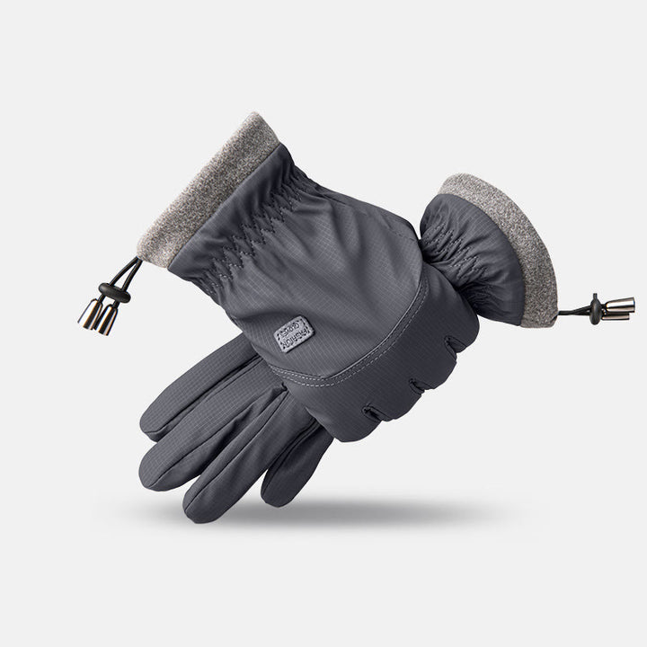 Gants d'hiver pour hommes, imperméables, chauds et tactiles, pour l'extérieur et les activités de plein air - Bleu marine - image 4