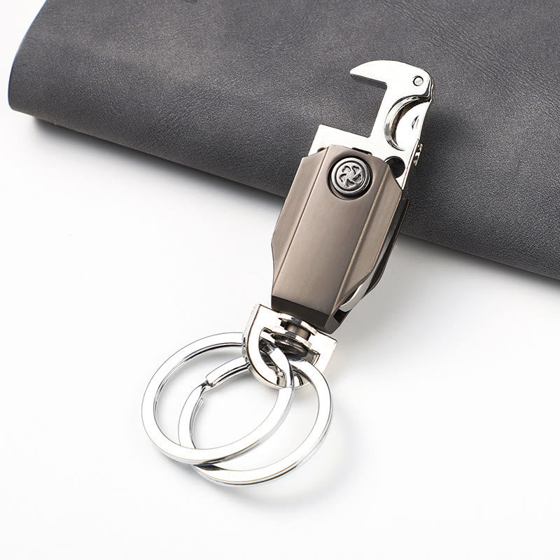 Outil EDC petit couteau ouvre-bouteille gyro porte-clés - Style n° 2 - image 4